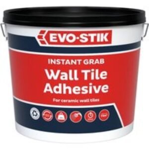 Evo-Stick 30812629 Instant Grab Wall Tile Adhesive 10L Natural