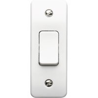 MK Light Switch 1 Gang Architrave 10A 2 Way SP Architrave Switch K4841WHI