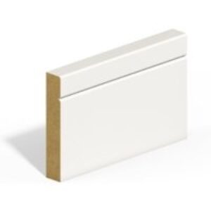 Round & V Groove Primed MDF SAM4288 18 x 144 x 4200mm