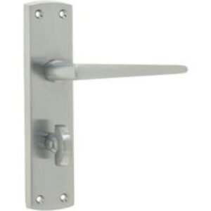 Frelan Hardware Jedo Bray Bathroom Lever Handle Set Satin Chrome