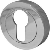 Frelan Hardware JV503EPC Euro Profile Escutcheon Polished Chrome