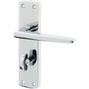Frelan Hardware Jedo Bray Bathroom Lever Handle Set Polished Chrome