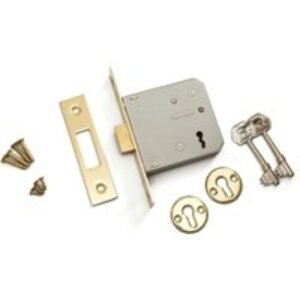 Era 3 Lever Deadlock 76mm Brass 572-32 Clam Pack