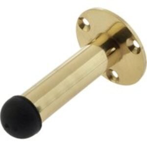 Frelan JV9551BPB Wall Mounted Door Stop Polished Brass 75mm