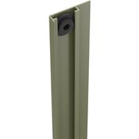 Durapost U Channel Cover Strip Olive Grey 2100mm Home Delivered