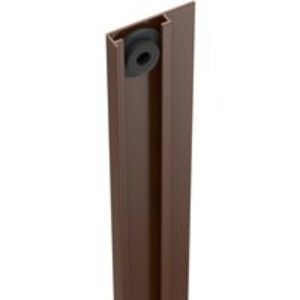 Durapost U Channel Cover Strip Sepia Brown 2100mm Home Delivered