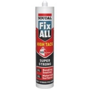 Soudal 290ml Fix All High Tack Adhesive & Sealant - White