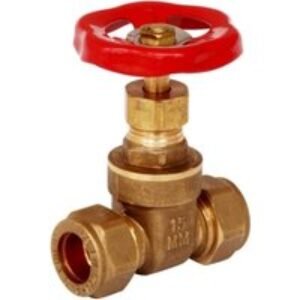 28mm CSC Gate Valve Brass