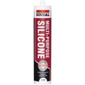 Soudal 270ml Multipurpose Silicone - Clear