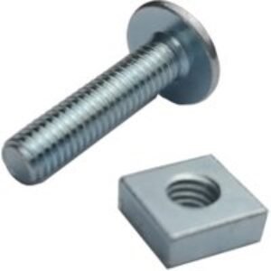 4TRADE Roofing Bolt and Nut M6 x 25mm Pack of 10
