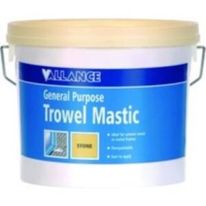 Vallance 10kg Trowel Mastic - Stone
