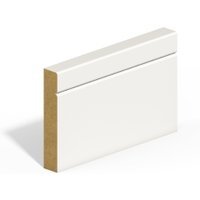 Round & V Groove Primed MDF SAM4288 18 x 69 x 4200mm