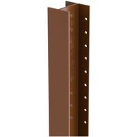 48 mm x 2700 mm Durapost Classic Fence Post Sepia Brown Home Delivered
