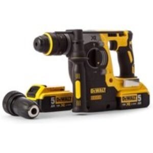 DeWalt 18V Xr Brushless SDS Hammer with 2 x 5AH Batteries DCH274P2-GB