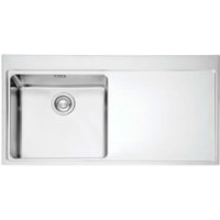 Franke Mythos 1 Bowl Right Hand Drainer Stainless Steel Sink