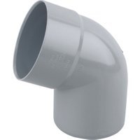 OsmaSoil 4S435G 110mm Solvent Weld Offset Bend (Bottom) Grey