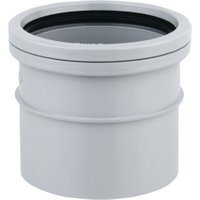 OsmaSoil 6S124G 160mm Ring-Seal/Solvent Weld Single Socket Grey
