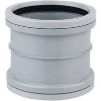 OsmaSoil 6S105G 160mm Ring-Seal Double Socket Grey
