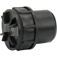 Wavin Osma Waste push-fit access plug 40mm black
