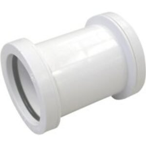 Wavin Osma Waste push-fit double socket 32mm white