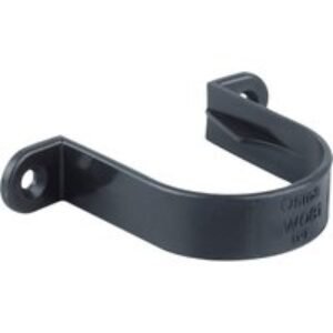 Osma Waste push-fit pipe bracket black 32mm
