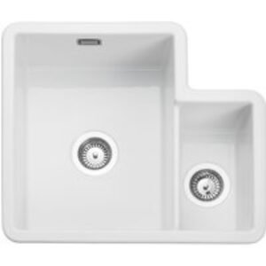 Rangemaster Rustique 1.3 Bowl Inset Or Undermount Sink White 595 x 520mm