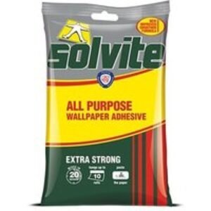 Solvite 185g/10 Rolls All Purpose Wallpaper Adhesive