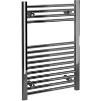Straight Towel Rail Chrome Finish 1200 x 600mm