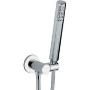Abode AB2452 Circular Combined Wall Outlet And Handshower And Bracket