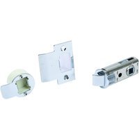 Union Fastlatch Round Push Fit Door Latch Polished Chrome 2.5 in 60mm 911.23.825