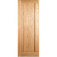 Travis Perkins Ripon Oak Veneer 3 Panel Door 1981 x 686 x 35mm