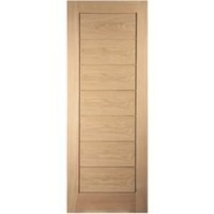 Jeld Wen Oregon Oak Horizontal 7 Panel Door 2040 x 726 x 40mm