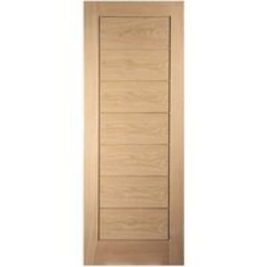 Jeld Wen Oregon Oak Horizontal 7 Panel Door 2040 x 686 x 35mm