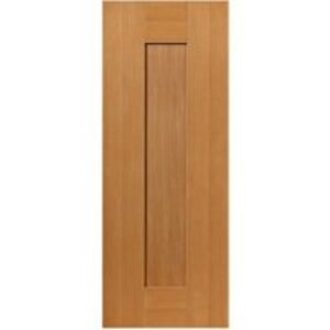Jb Kind Oak Axis 1 Panel Prefinished Door 1981 x 762 x 35mm