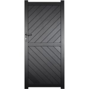 Readymate Gates Cambridge Pedestrian Gate 1m x 1.6m Black