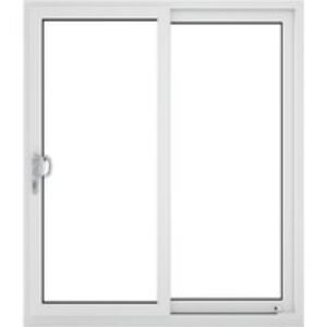 Crystal Upvc White Sliding Patio Left to Right 150 Cill Included Clear Glazed 2090 x 2090 mm