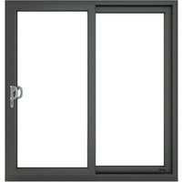 Crystal Upvc Grey 7016 External White Internal Sliding Patio Left to Right 150 Cill Included Clear Glazed 1790 x 2090 mm