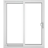 Crystal Upvc White Sliding Patio Right to Left 150 Cill Included Clear Glazed 1490 x 2090 mm