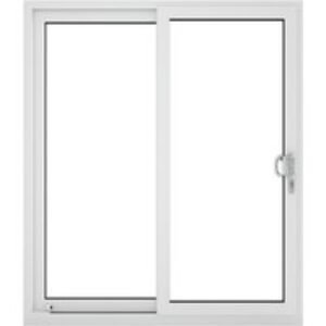 Crystal Upvc White Sliding Patio Right to Left 150 Cill Included Clear Glazed 2390 x 2090 mm