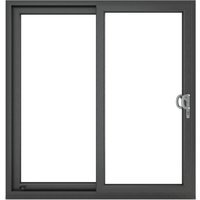 Crystal Upvc Grey 7016 External White Internal Sliding Patio Right to Left 150 Cill Included Clear Glazed 2390 x 2090 mm