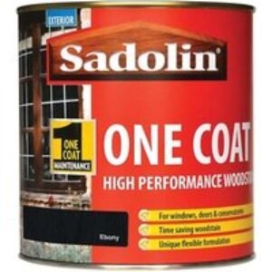 Sadolin One Coat High Performance Woosdtain Ebony 1 Litre