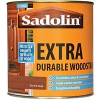 Sadolin Extra Durable Woodstain Burma Teak 1 Litre