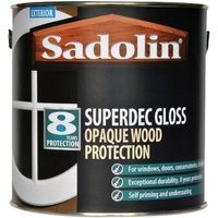 Sadolin Superdec Gloss Opaque Wood Protection Black 1 Litre