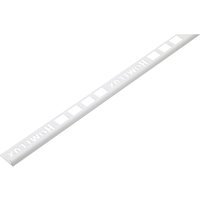Homelux Tile Trim Standard 2500 x 6mm White