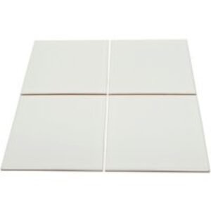 4Trade White Tile 150 x 150mm - PK44