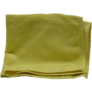 Roebuck Heavy Duty Colour Coded Microfibre Cloth Yellow Pack of 5
