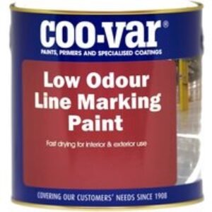 COO-VAR Low Odour Line Marking Paint 5L White