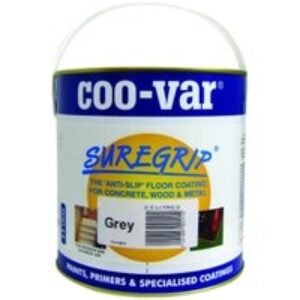 Coo-var Suregrip Anti-slip Floor Paint Grey 2.5L