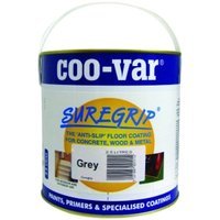 Coo-var Suregrip Anti-slip Floor Paint Grey 2.5L