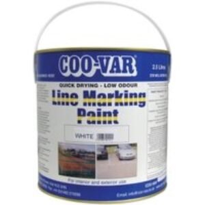 Coo-var Low Odour Line Mark Paint Yellow 2.5L